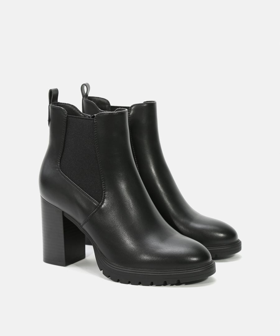 Botines tacón chelsea image number null
